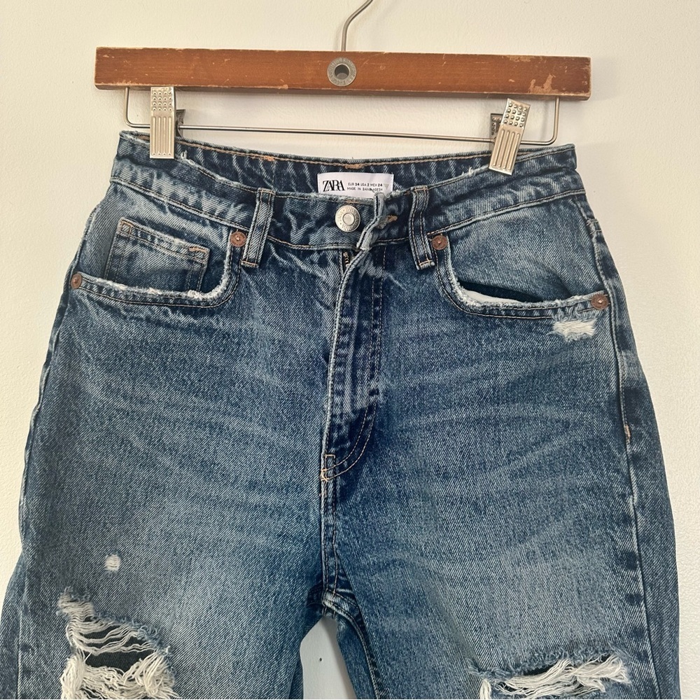 Zara Straghit Leg Jeans - Picture 4 of 6